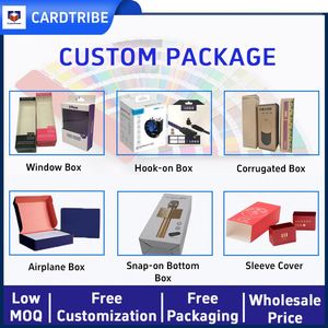 Caja de Cartas Personalizada con Impresión, Esquinas Cuadradas, Acabado Brillante, Estuche de Almacenamiento para Cartas Coleccionables, Diseño Personalizado, Interior Rojo - Product Image 5