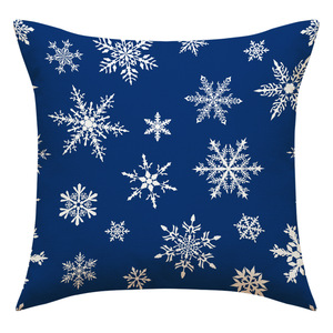 Christmas Pillowcase Set 18x18 Inch Nordic Design Reindeer <b>Snowflake</b> Merry Christmas <b>Decorative</b> Cushion Cover for Living Room - Product Image 5