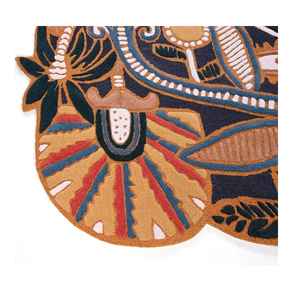 Gran oferta, alfombra con mechones de lana moderna abstracta personalizada 100% hecha a mano inspirada en Anime India para decoración del hogar, sala de estar, tamaño personalizado - Product Image 3