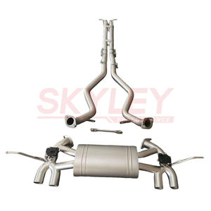 Catback de escape de acero inoxidable para Land Rover <span class=keywords><strong>Defender</strong></span> 110 5,0 V8 válvulas de silenciador de escape piezas de carreras de automóviles - Product Image 2