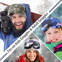 2025 microfibre Ski lunettes couverture Sublimation impression lunettes protecteur manchon Snowboard lunettes couverture chaussettes masques pour les yeux