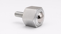 Rouleau de convoyeur à billes universel KSM60 KSM-60 en nylon et acier inoxydable, diamètre 60 mm