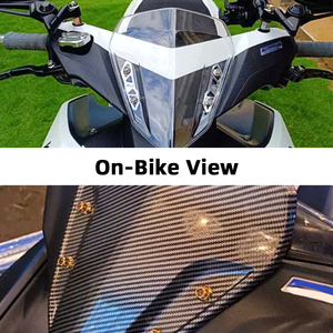 ชิวหน้ารถมอเตอร์ไซค์ สำหรับ Yamaha NVX155 AEROX155 V1  แบบใส  วัสดุ PC  ชิวบังลม  ปรับแต่งได้ - Product Image 5