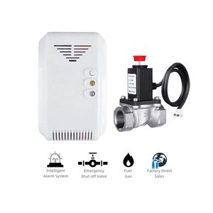 Alarme de Vazamento de Gás Independente OEM ODM para Casa, <span class=keywords><strong>Detector</strong></span> de Vazamento de Gás LPG com Válvula Solenoide - Product Image 1