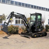 Pengiriman Gratis China EPA/Euro 5 Harga Murah Mini Excavator Crawler Kecil Penggali Baru 2ton 3ton Mini Excavator