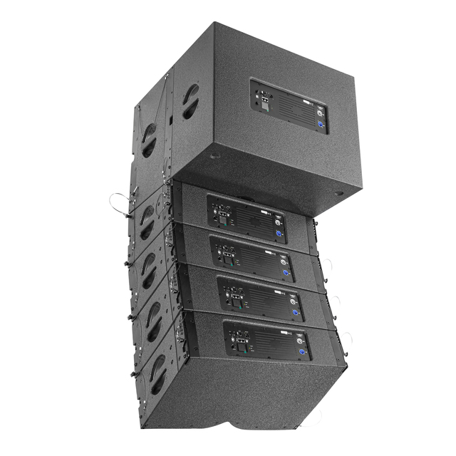 Professional Dual 8-Wire Line Array Speaker System - High Power PA/DJ Audio Equipment with Enhanced Bass for Live Events