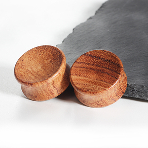 Dilatatori per Orecchie in Legno Naturale e Tunnel, Gioielli per Piercing, Regalo per Matrimonio e Fidanzamento, Gioielli per Piercing Corporeo, Plug in Legno - Product Image 5