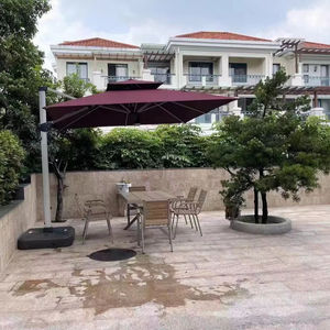 Hotel muebles de exterior piscina jardín aluminio sombrilla giratoria sombrilla <span class=keywords><strong>Romana</strong></span> - Product Image 1