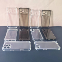 Coque de téléphone portable transparente en TPU antichoc pour iPhone 18 Pro Max/18 Pro/17/17 Air/17E/17 Pro Max/17 Pro/16/15/14/13/12