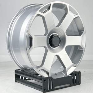 Rines de Aleación Forjados Bku 5x112 para Autos AVS Audi <span class=keywords><strong>A4</strong></span> A5 A6 A7 A8 Q5 Q7 Q8 S5 S8 RS6 RS7 de 19 20 21 22 Pulgadas en Color Plata Pulido - Product Image 2