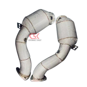 China Fabricação DBX <span class=keywords><strong>V8</strong></span> 4.0t CSK downpipe end escape <span class=keywords><strong>vantage</strong></span> <span class=keywords><strong>v8</strong></span> downpipe para <span class=keywords><strong>Aston</strong></span> <span class=keywords><strong>Martin</strong></span> - Product Image 2