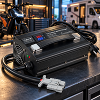 Chargeur rapide portable au lithium NMC 7S 29,4V 30A 1100W 90-264VAC avec écran pour vélo électrique, trottinette, camping-car, alimentation extérieure, pack de batteries