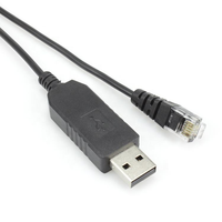 FTDI Ft230xs USB UART TTL 3,3 V 5V Adaptador serie de aleación de aluminio con chaqueta de PVC 1M RJ11 RJ12 RJ45 Cable adaptador blindaje trenzado