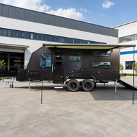 Caravane de voyage Kinlife pour 4x4, légère et moderne, en aluminium, avec charge solaire, équipement d'aventure