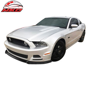 Protector de Parachoques Delantero para Ford Mustang 2013-2014, Estilo IKON, Alerón con Impresión de Fibra de Carbono, Difusor, Protector de Mentón - Product Image 2