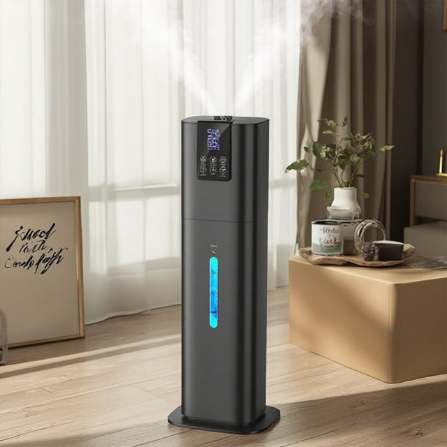 RUNAL Tuya Alexa WiFi AC Powered Electric Floor Stand Ultrasonic Humidifier Remote Control LED Night Light for Household Bedroom