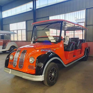 Carrito de Golf Eléctrico Antiguo de 11 Plazas, Vehículo Clásico a Batería para Recorridos Turísticos - Product Image 1