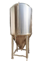 Cuve de Fermentation en Acier Inoxydable 304/316 100L-20000L (Incluant 10000L) avec Isolation par Chemise, pour Usine de Brassage, Tension Réglable