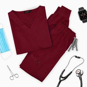 Wholesale Nurse Uniform Sets Personalized Soft Spandex Fabric Scrubs <b>Suits</b> Anti-Wrinkle Hospital Uniforms Women <b>Suit</b> Spa Uniform - Product Image 5