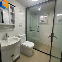 Maison conteneur extensible de luxe en acier avec 1 à 2 chambres, cuisine équipée et espace de vie confortable pour les familles