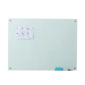 clear tempered Wholesale Magnetic Wall Mounted Dry Eraser Glass Board