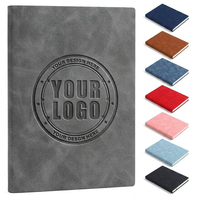 Carnet A5 personnalisé avec logo, texture douce, 200 pages, en cuir PU, journal d'affaires, carnet de notes personnalisé en gros