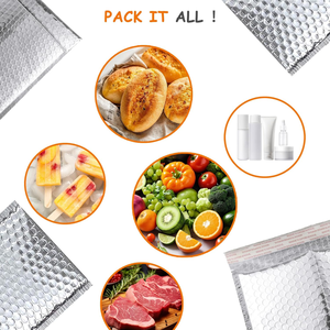 Sacs de transport isolés écologiques biodégradables en polybulles pour produits pharmaceutiques et alimentaires - Product Image 5