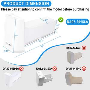 Reemplazo de Máquina de Hielo DA97-20156B Mejorada para Refrigeradores <span class=keywords><strong>Samsung</strong></span> |   Compatible con el recipiente de hielo DA97-20156A - Product Image 3