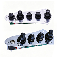 JB-07 JB-08 Bass Preamp Control Plate Logam Papan Sirkuit Volume Tone Bass Elektrik Kabel Penghubung Pickup Grosir Pabrik