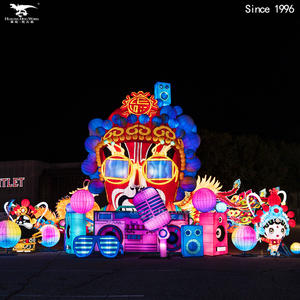Vente chaude lanterne en soie chinoise pour Noël Halloween Thanksgiving Festival <span class=keywords><strong>des</strong></span> lanternes du nouvel an chinois pour l'affichage dans un lieu public - Product Image 4