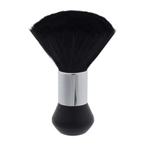 Brosse de nettoyage noire douce de haute qualité, styliste, barbier, brosse à cheveux, brosse à cheveux pour le visage, brosse à poussière pour le cou