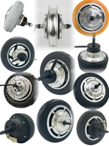 Motorreductor de CC de 8 pulgadas, motor bldc de baja velocidad, motor de cubo de <span class=keywords><strong>rueda</strong></span> de alto par con codificador, scooter, silla de ruedas, carro robot, <span class=keywords><strong>carretilla</strong></span> - Product Image 5