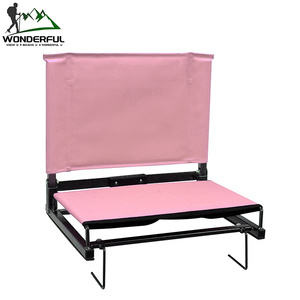 Cadeira dobrável do assento do Bleacher do estádio do quadro de aço portátil com apoio traseiro - Product Image 4