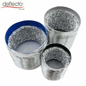 HVAC Bare Duct Aluminum Flexible Duct Air Conditioning Duct Wrapped