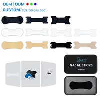 Service OEM/ODM Bandes nasales hypoallergéniques en tissu non tissé, adhésives, non irritantes, confortables pour le sport et le sommeil