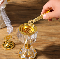 Accessoires pour diffuseur d'arômes d'épices solides arabes, pince à charbon de bois, Moyen-Orient, Afrique, pince plate en fer à tête plate