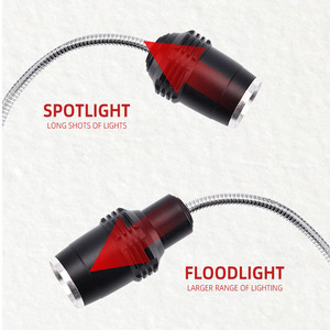 Lampe LED magnétique à col de cygne, éclairage de travail d'urgence, luminaire pour <span class=keywords><strong>Barbecue</strong></span>, offre spéciale, 360 degrés - Product Image 4