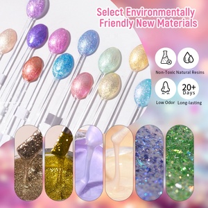R S Nail Logo personnalisé en vrac Glitter Gel Oem Odm <span class=keywords><strong>Semi</strong></span> <span class=keywords><strong>Permanent</strong></span> Soak Off Uv Led Gel <span class=keywords><strong>Vernis</strong></span> à Ongles - Product Image 4