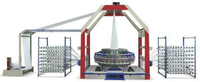 Métier à tisser circulaire à 4 navettes Machine de fabrication de sacs tissés en PP/Ligne de fabrication de sacs tissés en PP/Machine à tisser