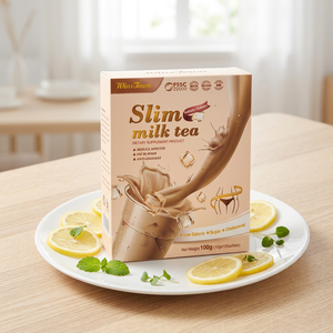 Thé au lait amincissant OEM aux herbes, thé vert, vitamines, détox, perte de poids, pour un ventre plat, brû<span class=keywords><strong>le</strong></span>-graisse, en sachet, pour adultes - Product Image 3