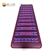 Jiwan Lejia Vente en gros Tapis chauffant personnalisé en pierre de jade tourmaline violette pour studio privé