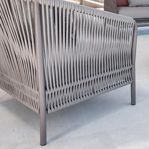 होटल बिक्री कार्यालय के लिए आधुनिक एकल रतन सोफा बुना हुआ वाटरप्रूफ अवकाश के लिए होटल बिक्री कार्यालय होमस्टे सनप्रूफ अवकाश - Product Image 3