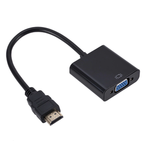 <span class=keywords><strong>Adaptador</strong></span> de <span class=keywords><strong>Entrada</strong></span> <span class=keywords><strong>HDMI</strong></span> Unidireccional a <span class=keywords><strong>Salida</strong></span> <span class=keywords><strong>VGA</strong></span> 1080P, Cable Corto para Monitor de Escritorio y Portátil, Venta al Por Mayor, OEM Disponible - Product Image 1