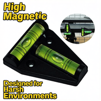 Niveau à bulle magnétique miniature B1087, forte adsorption pour machines CNC, chantiers de construction, camping-cars
