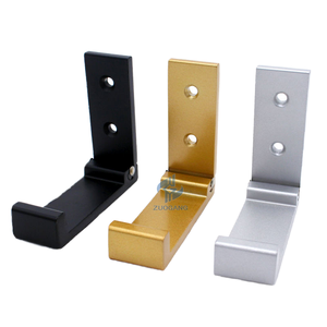 Colgador plegable de Metal <span class=keywords><strong>Zng</strong></span>, gancho ajustable montado en la pared de oro negro blanco de alta calidad para ropa - Product Image 2