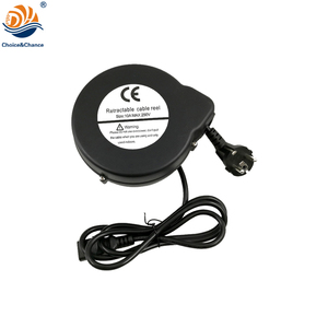 Dyh EU tiêu chuẩn tự động khóa 220V mini có thể thu vào cáp Reel 5m chiều dài mô hình DYH-1606 cho các thiết bị gia dụng - Product Image 4