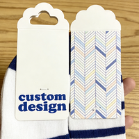 Carte d'en-tête et carte de support pour chaussettes personnalisées en gros - Emballage papier personnalisé avec logo sur mesure pour chaussettes