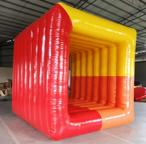 IFUN Jeu gonflable amusant d'<span class=keywords><strong>extérieur</strong></span> pour team building, en PVC, cube roulant et jeu de retournement, certifié EN14960, taille et couleur personnalisables - Product Image 3