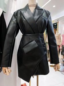 2022 abiti invernali eleganti in tinta unita di alta qualità set a maniche lunghe abbigliamento donna abiti <span class=keywords><strong>vestito</strong></span> - Product Image 5