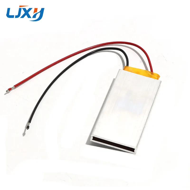 LJXH 2 adet sabit ısıtma için termostat ile PTC alüminyum ısıtıcı 70x30x6mm 12V/48V/220V 60-230 derece PTC ısıtıcı elemanı